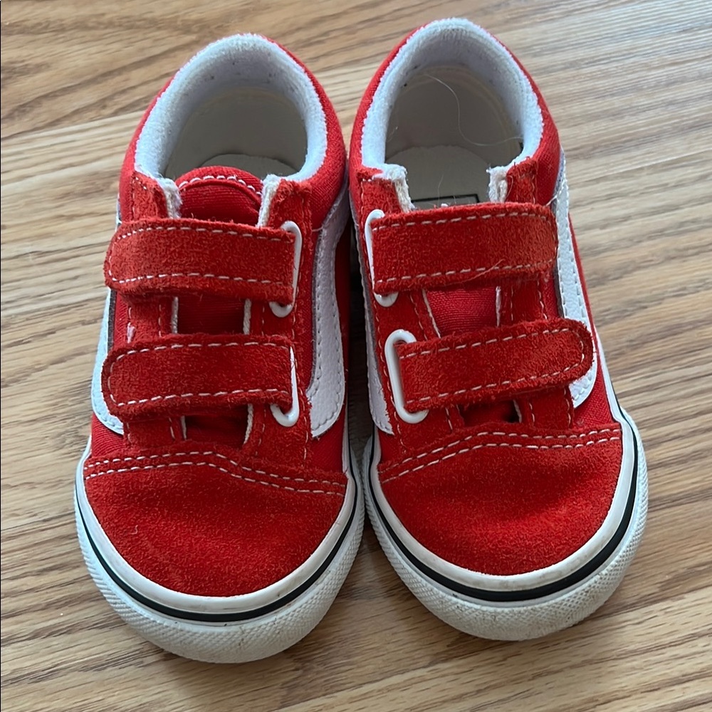 Toddler red vans